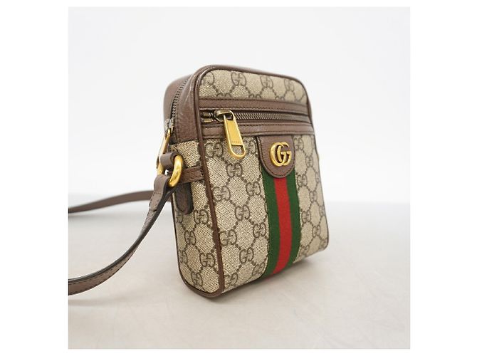 Borsa a tracolla Gucci Ophidia Marrone - vista 2