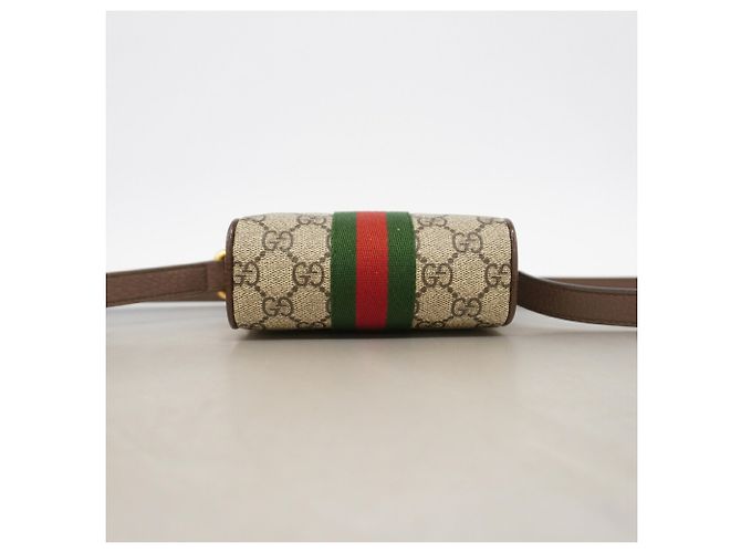 Borsa a tracolla Gucci Ophidia Marrone - vista 3