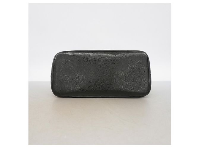 Borsa Tote Chanel in vitello martellato nero - vista 3