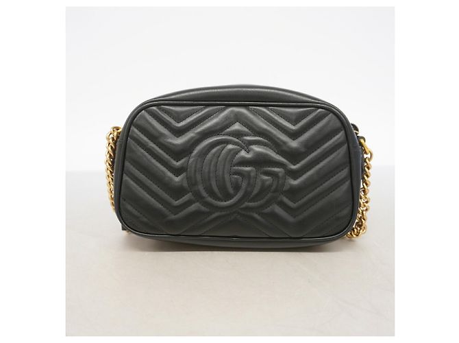 Borsa a tracolla Gucci GG Marmont Nero - vista 10