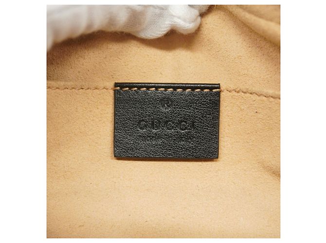 Borsa a tracolla Gucci GG Marmont Nero - vista 5