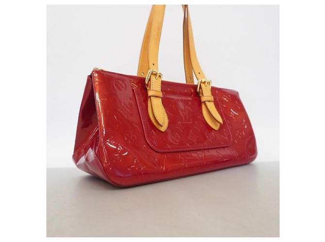 Borsa Louis Vuitton Vernis Rosewood Avenue Rosso - vista 2