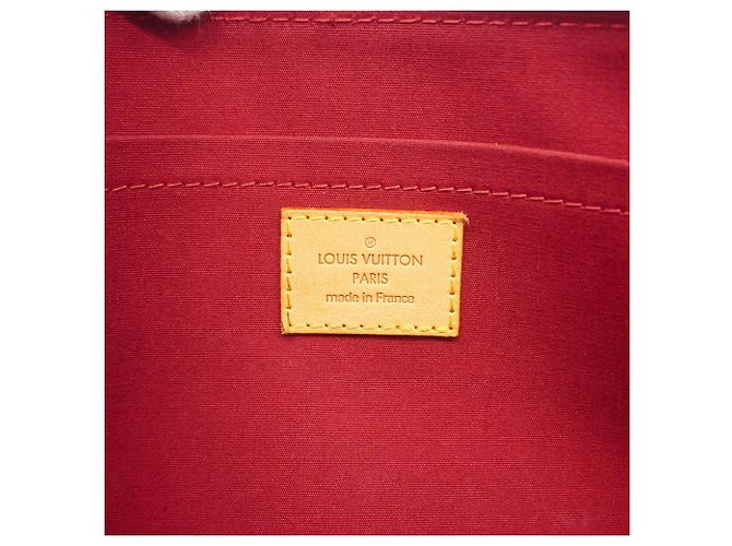 Borsa Louis Vuitton Vernis Rosewood Avenue Rosso - vista 5
