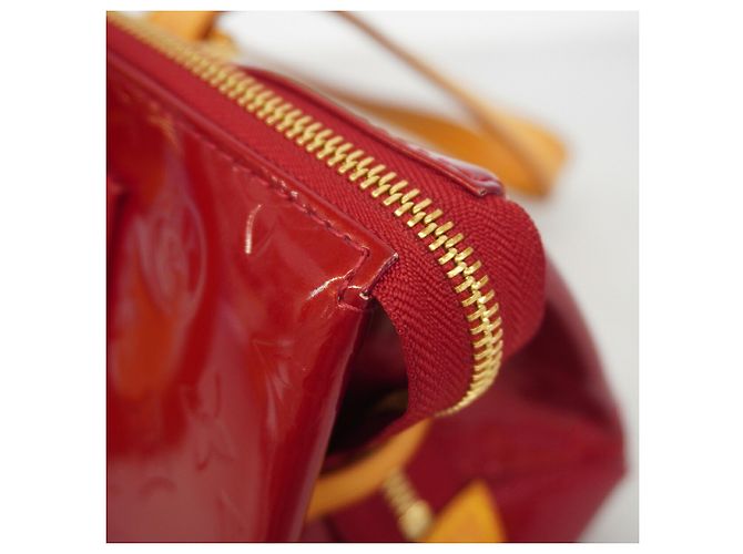 Borsa Louis Vuitton Vernis Rosewood Avenue Rosso - vista 7