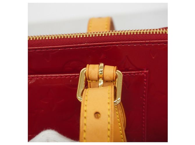 Borsa Louis Vuitton Vernis Rosewood Avenue Rosso - vista 9