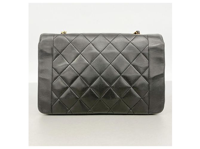 Borsa a tracolla Chanel Diana Chain Nero - vista 12