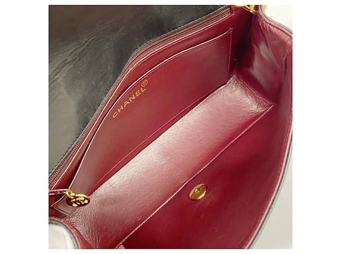 Borsa a tracolla Chanel Diana Chain Nero - vista 4