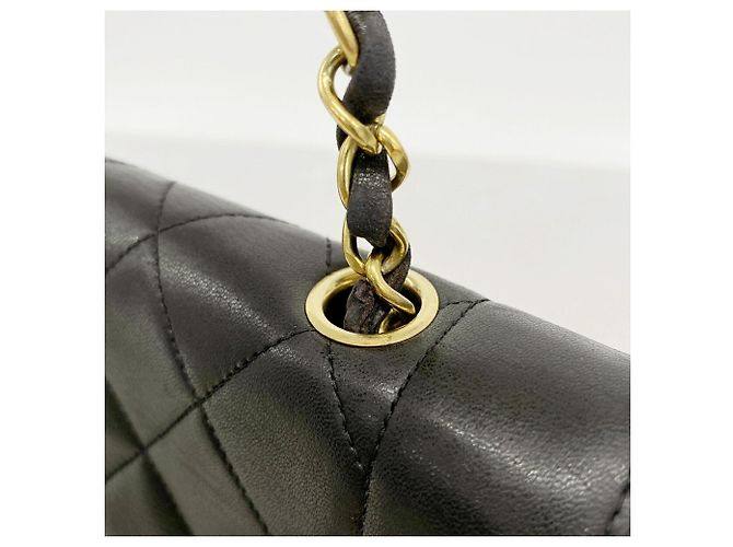 Borsa a tracolla Chanel Diana Chain Nero - vista 8