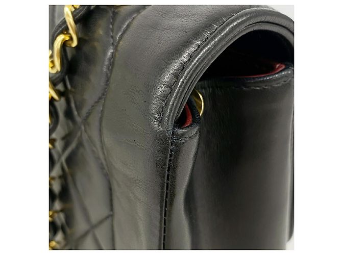 Borsa a tracolla Chanel Diana Chain Nero - vista 7