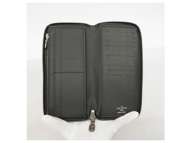 Louis Vuitton Monogram Eclipse Zippy Wallet Black - view 3