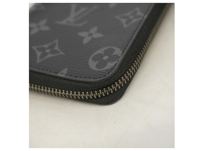 Louis Vuitton Monogram Eclipse Zippy Wallet Black - view 6