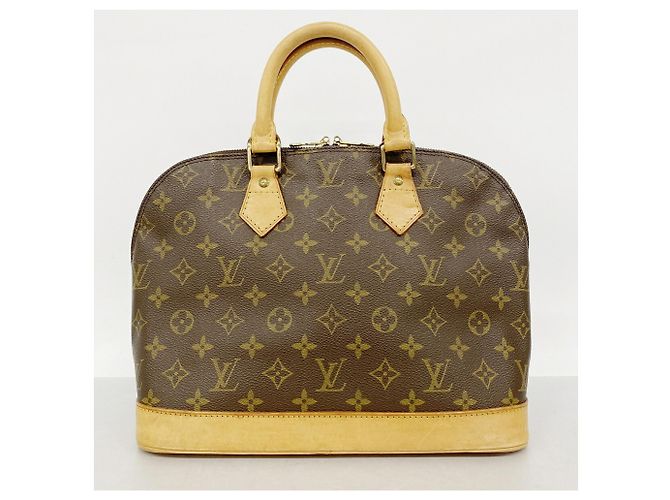Borsa a mano Louis Vuitton Alma Monogram Marrone - vista 12