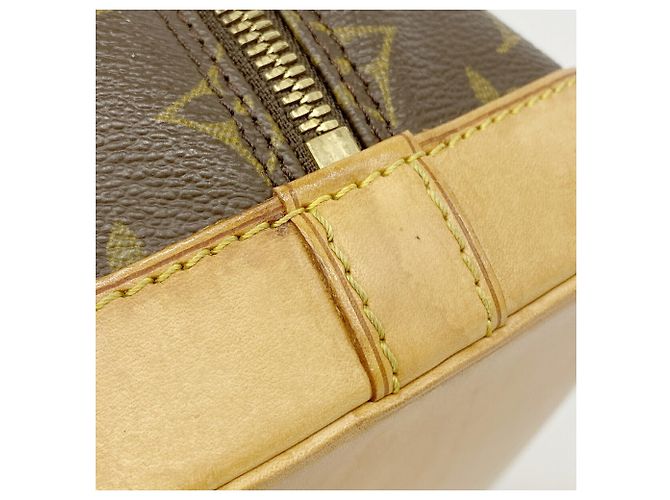 Borsa a mano Louis Vuitton Alma Monogram Marrone - vista 9