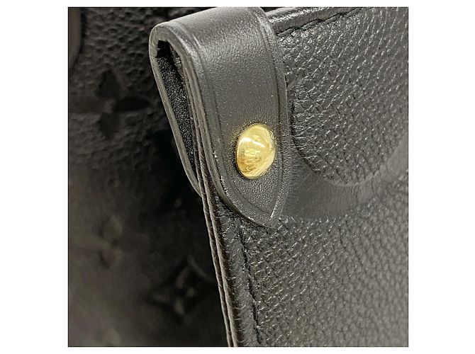 Borsa Tote Louis Vuitton Monogram Empreinte OnTheGo MM Nero - vista 12