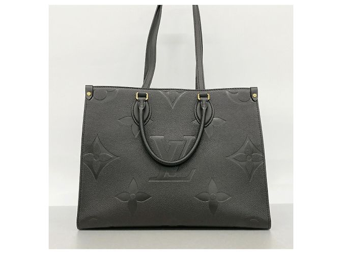 Borsa Tote Louis Vuitton Monogram Empreinte OnTheGo MM Nero - vista 15