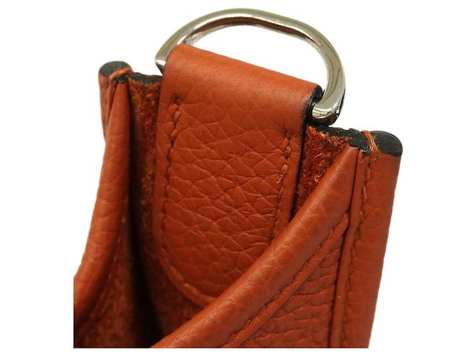 Hermès Borsa a tracolla Hermes Evelyne 3PM Marrone - vista 11