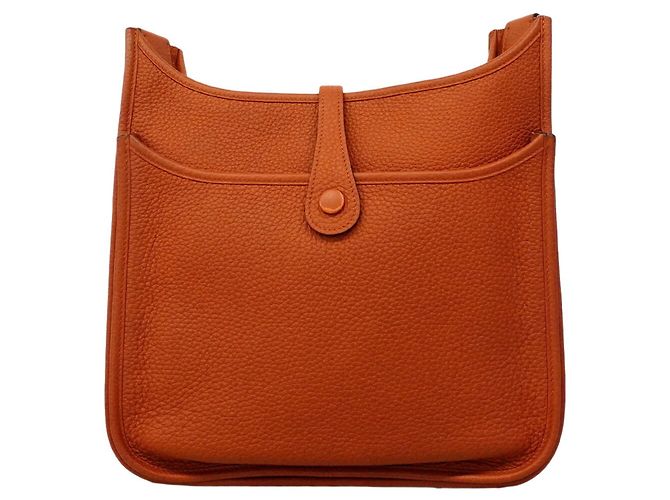 Hermès Borsa a tracolla Hermes Evelyne 3PM Marrone - vista 13