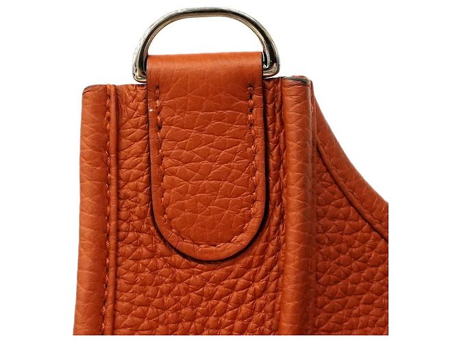 Hermès Borsa a tracolla Hermes Evelyne 3PM Marrone - vista 8
