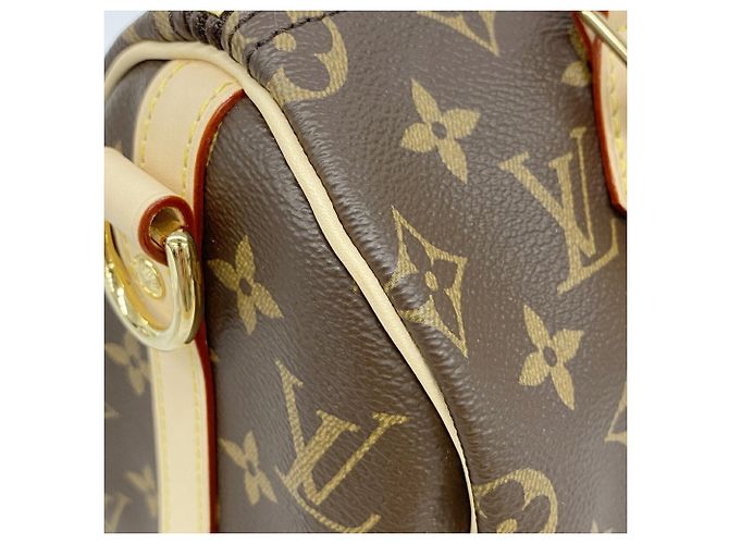 Borsa Louis Vuitton Monogram Speedy Bandoulière 25 Marrone - vista 6