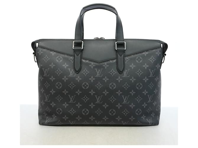 Borsa Louis Vuitton Monogram Eclipse Explorer Nero - vista 12