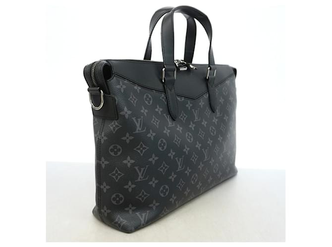 Borsa Louis Vuitton Monogram Eclipse Explorer Nero - vista 2