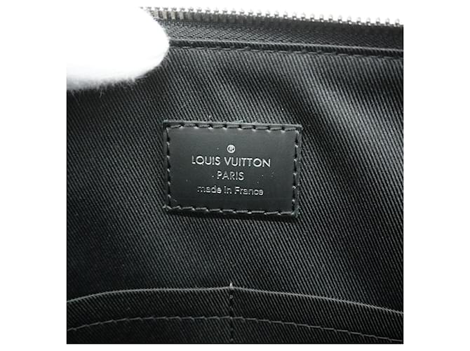 Borsa Louis Vuitton Monogram Eclipse Explorer Nero - vista 5