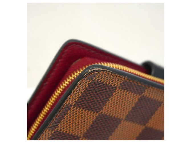 Louis Vuitton Damier Portefeuille Juliette Wallet Bordò Damier ebene - vista 7