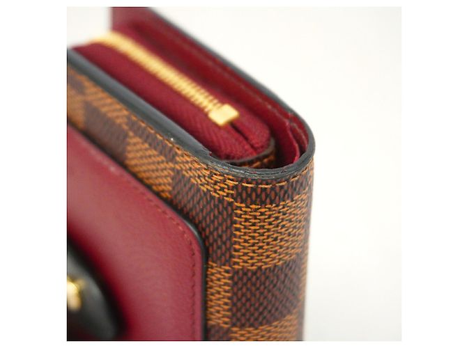 Louis Vuitton Damier Portefeuille Juliette Wallet Bordò Damier ebene - vista 8