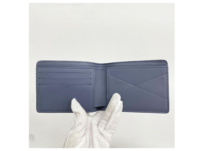 Louis Vuitton Monogram Shadow Bill Wallet Blue - view 3