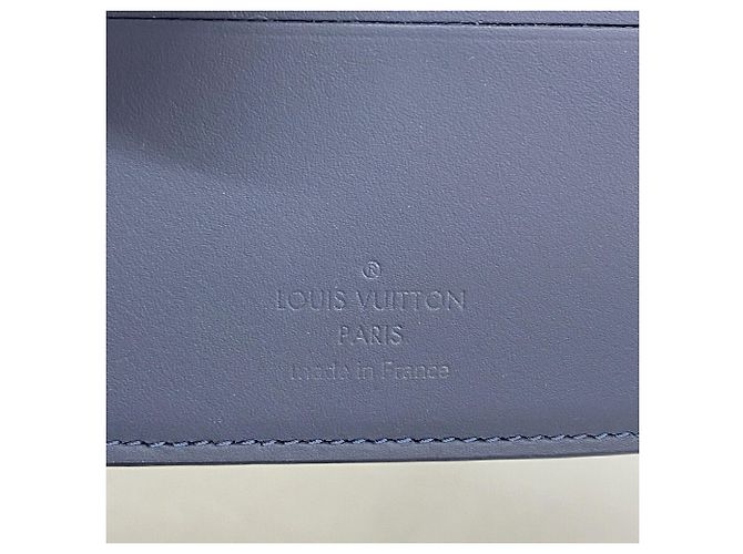 Louis Vuitton Monogram Shadow Bill Wallet Blue - view 4