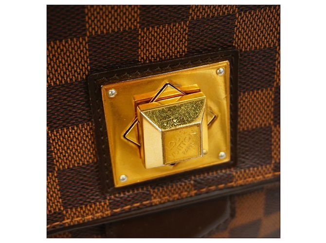 Borsa Louis Vuitton Damier Bergamo MM Damier ebene - vista 8