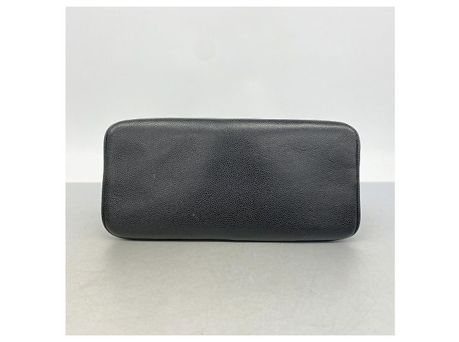 Timeless Borsa Tote Chanel in pelle di vitello martellata nera Nero - vista 3
