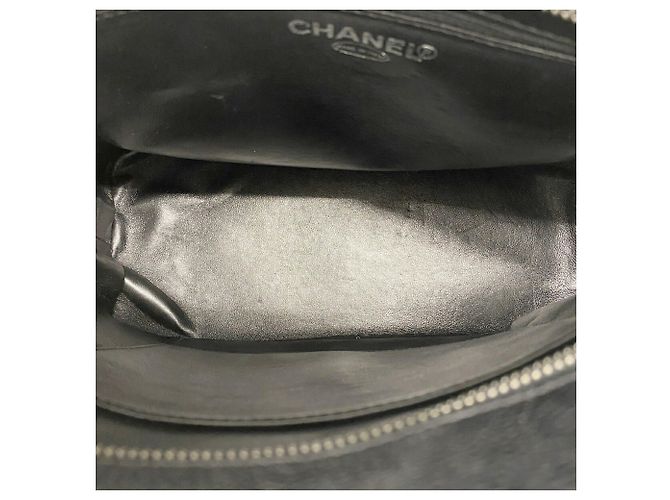Timeless Borsa Tote Chanel in pelle di vitello martellata nera Nero - vista 4