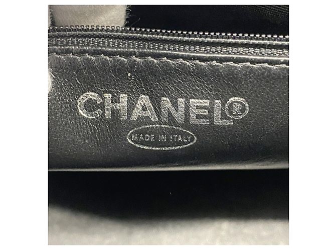 Timeless Borsa Tote Chanel in pelle di vitello martellata nera Nero - vista 5