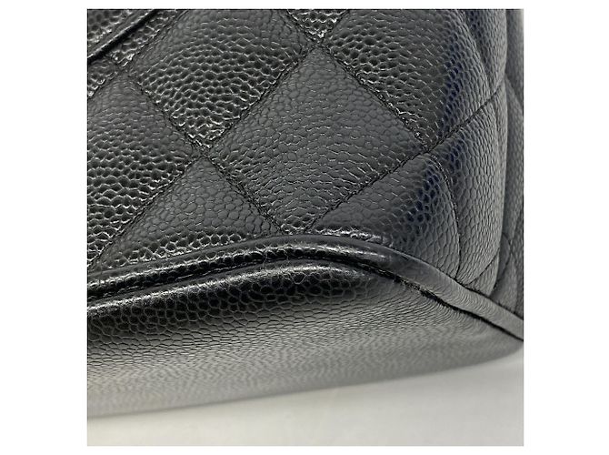 Timeless Borsa Tote Chanel in pelle di vitello martellata nera Nero - vista 7