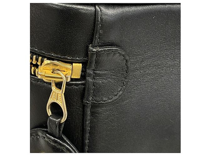 Borsa Vanity Chanel in lambskin nera Nero - vista 7