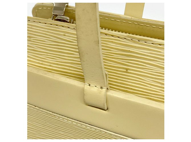 Borsa Tote Louis Vuitton Epi Croisette PM Giallo - vista 8