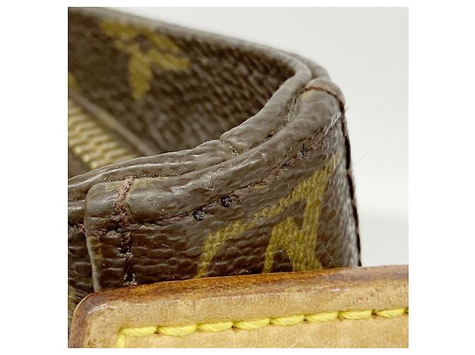 Borsa a tracolla Louis Vuitton Monogram Looping GM Marrone - vista 7