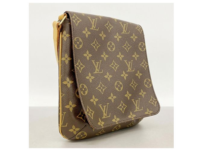 Borsa a tracolla Louis Vuitton Monogram Musette Salsa con tracolla lunga Marrone - vista 2