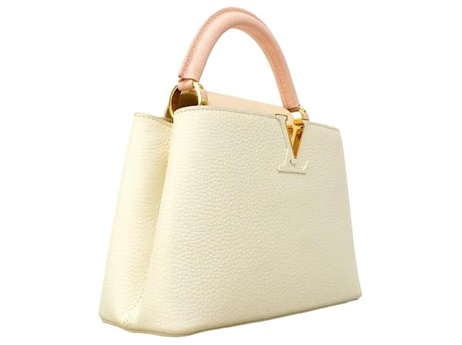 Borsa Louis Vuitton Capucines BB Bianco - vista 2
