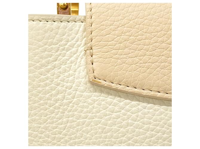 Borsa Louis Vuitton Capucines BB Bianco - vista 7