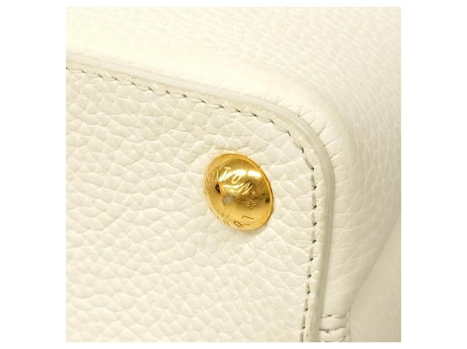 Borsa Louis Vuitton Capucines BB Bianco - vista 8