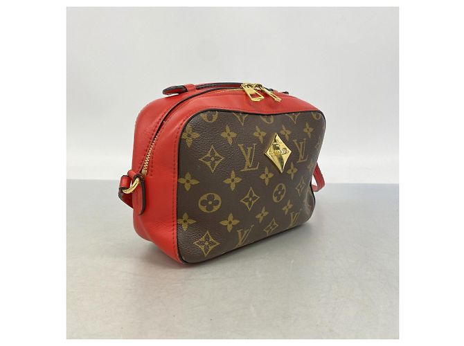 Borsa Louis Vuitton Monogram Saint-Onge Rosso - vista 2