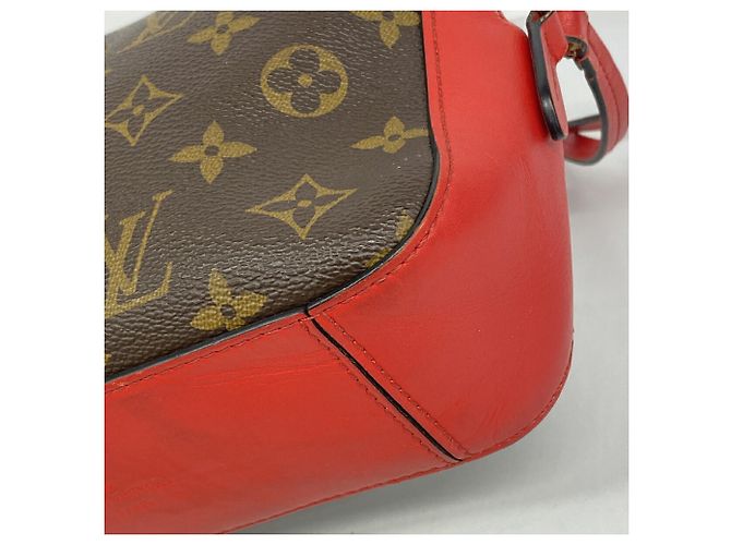 Borsa Louis Vuitton Monogram Saint-Onge Rosso - vista 7