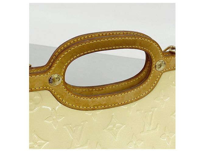 Borsa Louis Vuitton Vernis Roxbury Drive Bianco - vista 7