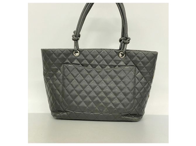 Chanel Cambon Tote Bag aus Lammleder Schwarz - Ansicht 11