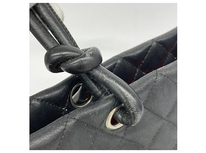 Chanel Cambon Tote Bag aus Lammleder Schwarz - Ansicht 8