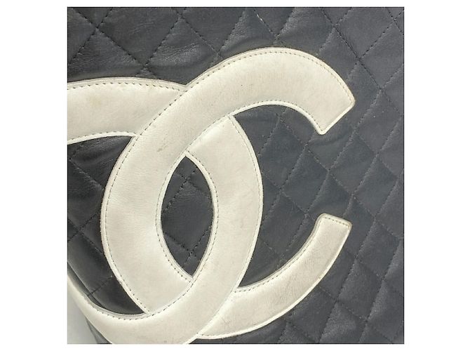Chanel Cambon Tote Bag aus Lammleder Schwarz - Ansicht 9