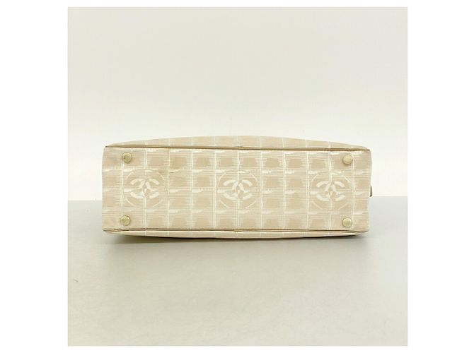 Borsa Chanel New Travel Nylon Beige - vista 3