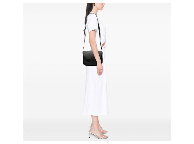 Borsa a tracolla Burberry in pelle nera Nero - vista 6